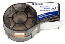Brady Black on Yellow 6,4m x 19,05mm
