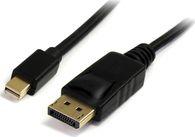 Kabel MicroConnect DisplayPort Mini - DisplayPort 1m czarny (DP-MMG-100MBV1.4)