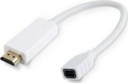 Adapter AV MicroConnect DisplayPort Mini - HDMI biały (HDMMDP)