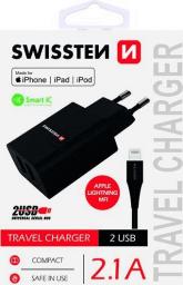 Ładowarka Swissten 2x USB-A 2.1 A (22056000)