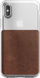  Nomad Nomad Case Clear Leather Brown iPhone X / Xs
