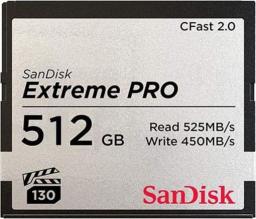 Karta SanDisk Extreme PRO CFast 512 GB  (SDCFSP-512G-G46D)