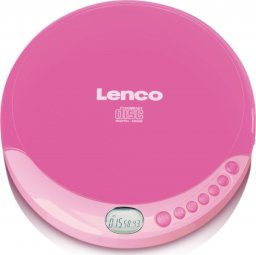Odtwarzacz CD Lenco CD-011 różowy