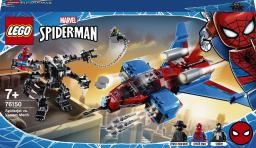  LEGO Marvel Spider-Man Pajęczy odrzutowiec kontra mech Venoma (76150)