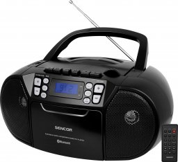 Radioodtwarzacz Sencor RADIOMAGNETOFON SPT 3907 B CD/FM/BT/TAPE