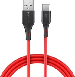 Kabel USB Blitzwolf USB-A - USB-C 1.8 m Czerwony (BW-TC15 Red)