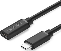 Kabel USB Ugreen USB-C - USB-C 0.5 m Czarny (40574)