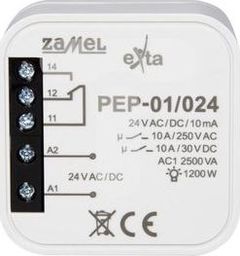  Zamel Przekaźnik elektromagnetyczny dopuszkowy 24VAC/DC 10A PEP-01/024 EXT10000257