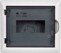  Elektro-Plast Rozdzielnica modułowa 1x8 n/t ECONOMIC BOX RN 1/8 drzwi transparentne (N+PE)