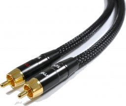 Kabel Melodika RCA (Cinch) x2 - RCA (Cinch) x2 7m czarny