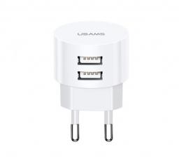 Ładowarka Usams T20 2x USB-A 2.1 A (63939-uniw)