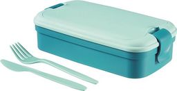  Curver Lunchbox ze sztućcami pojemnik obiadowy CURVER - niebieski - uniwersalny