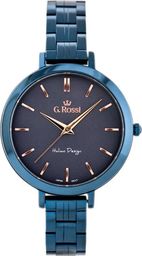 Zegarek Gino Rossi ZEGAREK DAMSKI  11389B-6F3 (zg787h) blue/violet uniwersalny