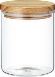  Ambition Szklany słoik z drewnianą pokrywką na makaron ryż kawę 0,65L Ambition NORDIC uniwersalny