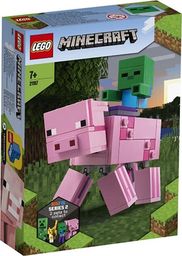  LEGO Minecraft BigFig Świnka i mały zombie (21157)