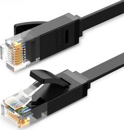  Ugreen Płaski kabel sieciowy UGREEN Ethernet RJ45, Cat.6, UTP, 2m (czarny)