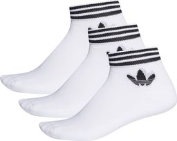  Adidas Skarpety adidas Originals Trefoil Ankle Socks 3P EE1152 EE1152 biały 43-46