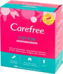  Carefree Carefree Cotton Wkładki higieniczne Fresh Scent - świeży zapach 1op.-56szt