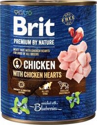  Brit Brit Premium By Nature Chicken & Hearts puszka 800g