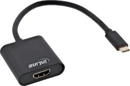 Adapter USB InLine USB-C - HDMI Czarny  (64101B)