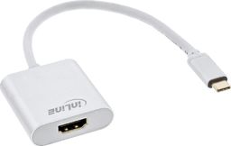 Adapter USB InLine HDMI - USB-C 0.2m biały (64101S)