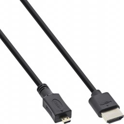 Kabel InLine HDMI Micro - HDMI 0.3m czarny (17533D)