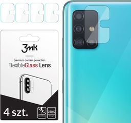  3MK FlexibleGlass Lens Samsung A51 Szkło hybrydowe na obiektyw aparatu 4szt