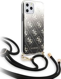  Guess Guess GUHCN65WO4GBK iPhone 11 Pro Max czarny/black hard case 4G Gradient uniwersalny