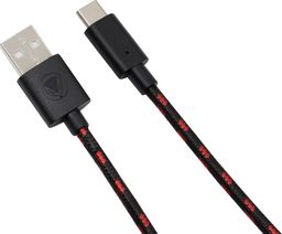 Kabel USB Snakebyte USB-A - USB-C 3 m Czarny