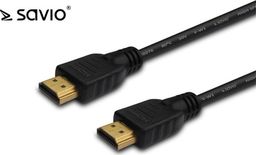 Kabel Savio HDMI - HDMI 5m czarny