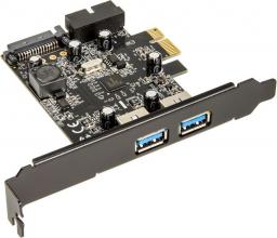 Kontroler SilverStone PCIe 2.0 x1 - 2x USB 3.0 + 20pin USB 3.0 (SST-EC04-E)