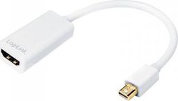 Adapter AV LogiLink DisplayPort Mini - HDMI biały (CV0036A)