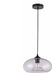 Lampa wisząca Platinet PLATINET PENDANT LAMP DAFNE P351-1A E27 GLASS+METAL CLEAR 27x24 [44011]