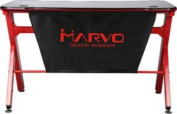 Biurko Marvo DE-03 Czerwone 120 cmx61 cm 