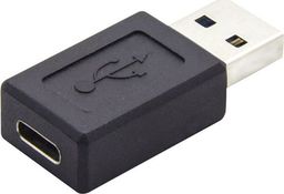 Adapter USB USB-C - USB Czarny 