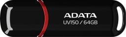 Pendrive ADATA UV150, 64 GB  (AUV150-64G-RBK)