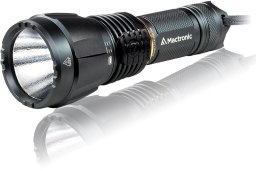 Latarka MacTronic Latarka ręczna, Blitz K3, 3000lm, ładowalna, zestaw (akumulator, zasilacz AC 230V, pasek na rękę), walizka