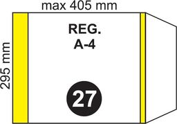  Folplast Okładka na podr A4 regulowana NR 27 (20szt)