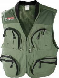 Dragon Fishing Kamizelka wędkarska Team Dragon zielona XXL KA-22-005