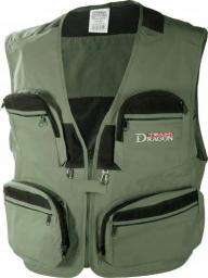 Dragon Fishing Kamizelka wędkarska Team Dragon zielony XXL KA-20-005