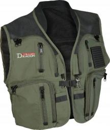 Dragon Fishing Kamizelka wędkarska Team Dragon zielona M KA-03-002