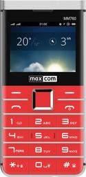 Telefon komórkowy Maxcom MM760 Dual SIM Czerwono-srebrny