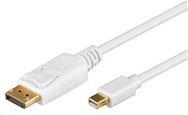 Kabel PremiumCord DisplayPort Mini - DisplayPort 1m biały (kport2-01)