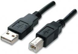 Kabel USB Delock USB-A - USB-B 1.8 m Czarny (93596)
