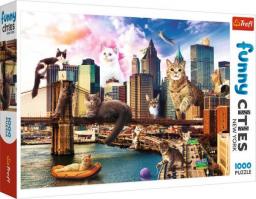  Trefl Puzzle 1000 elementów - Koty w Nowym Jorku
