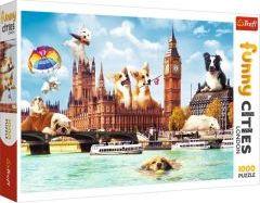  Trefl Puzzle 1000 elementów - Psy w Londynie