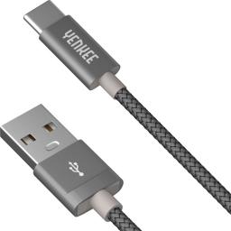 Kabel USB Yenkee USB-A - USB-C 2 m Szary (45013684)