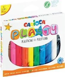  Carioca Plastelina 200g 10 kolorów
