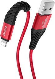 Kabel USB Hoco USB-A - Lightning 1 m Czerwony (6931474710536)