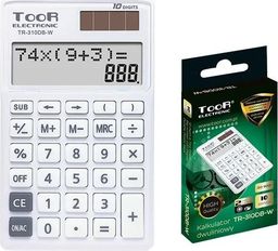 Kalkulator Toor Electronic Kalkulator dwuliniowy 10-pozyc. TR-310DB-W TOOR
